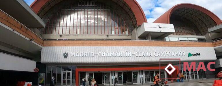 Estación de tren de Chamartín, en Madrid